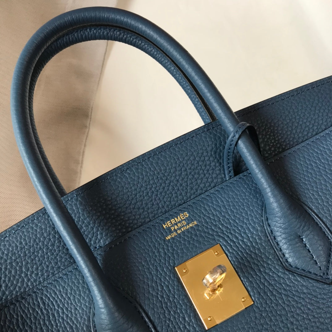 HM BIRKIN 35CM DARK BLUE TOGO LEATHER GOLD HARDWARE