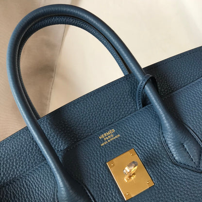 HM BIRKIN 35CM DARK BLUE TOGO LEATHER GOLD HARDWARE