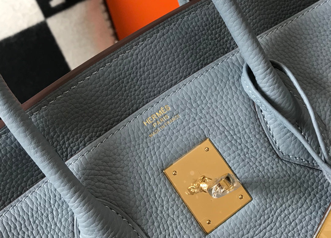 HM BIRKIN 35CM SKY BLUE TOGO LEATHER GOLD HARDWARE