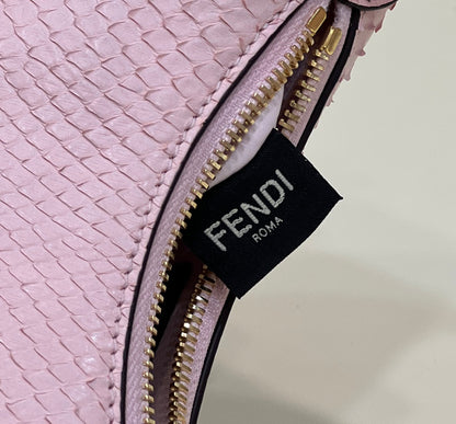 FENDIGRAPHY MINI 16 BAG IN LIGHT PINK CALFSKIN GOLD HARDWARE