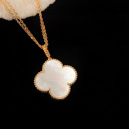 [GALE]CLOVER 25MM MOP LARGE PENDANT NECKLACE