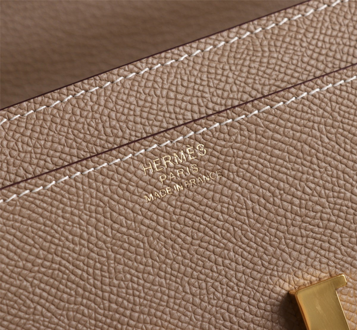 HM CONSTANCE BAGS DAKANG 20.5 CARAMEL EPSOM