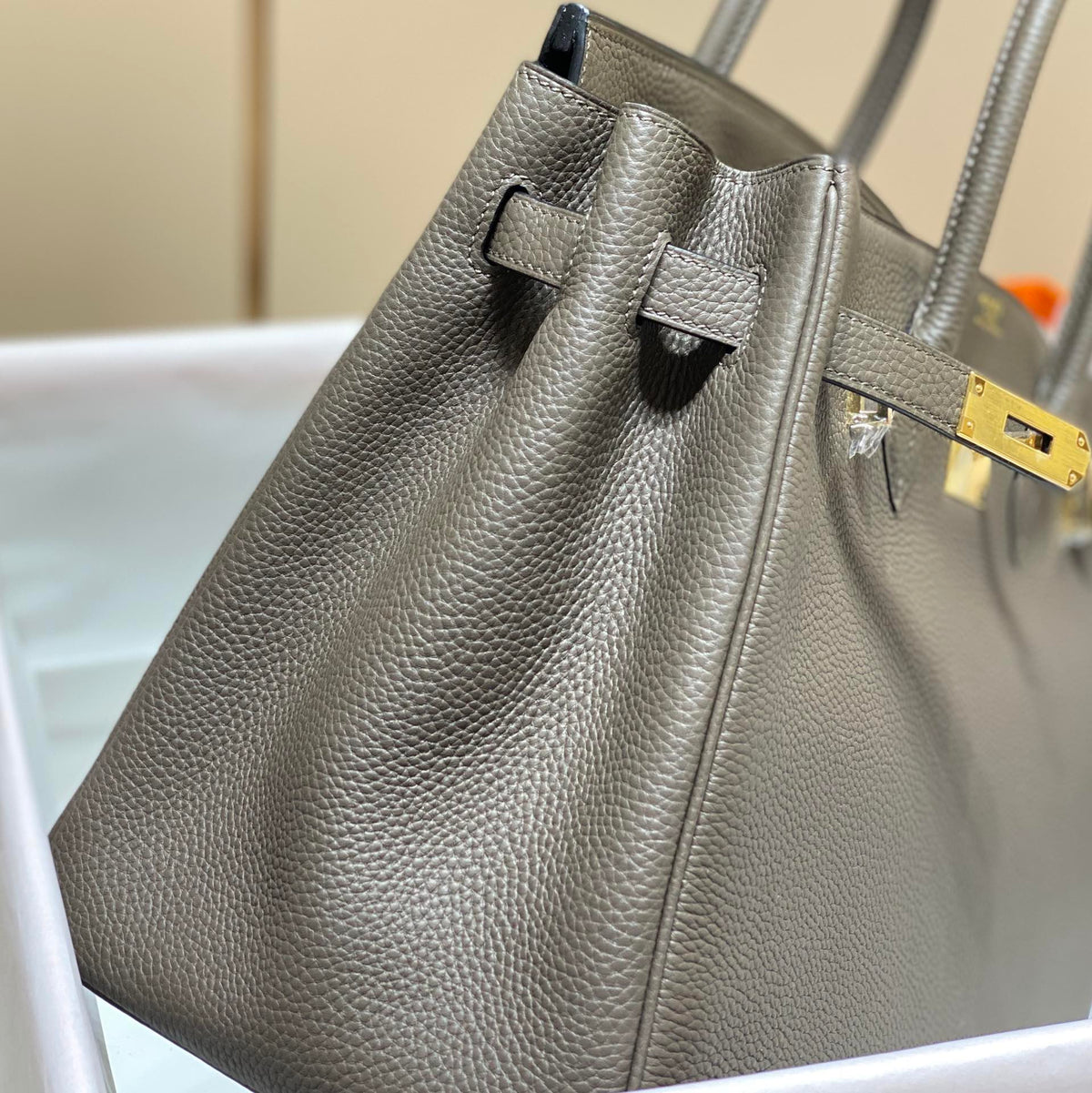 HM BIRKIN 35CM DARK GREY TOGO LEATHER GOLD HARDWARE