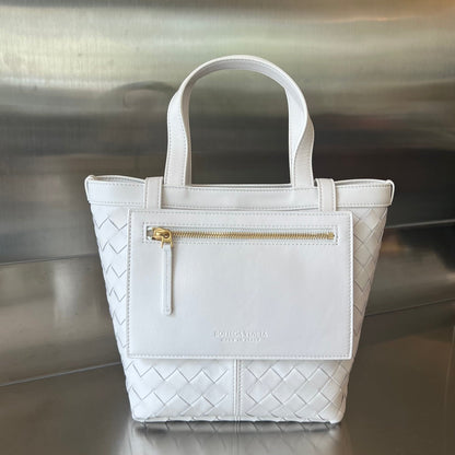 FLIP FLAP 23 BAG IN WHITE LAMBSKIN