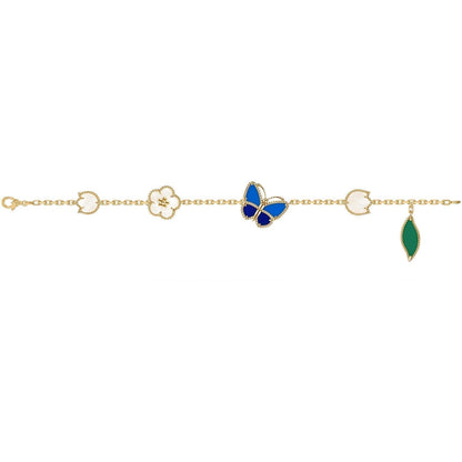 [GALE] Lucky Spring Butterfly 5-Motif & LOVE Unlimited Bracelet Stack Set