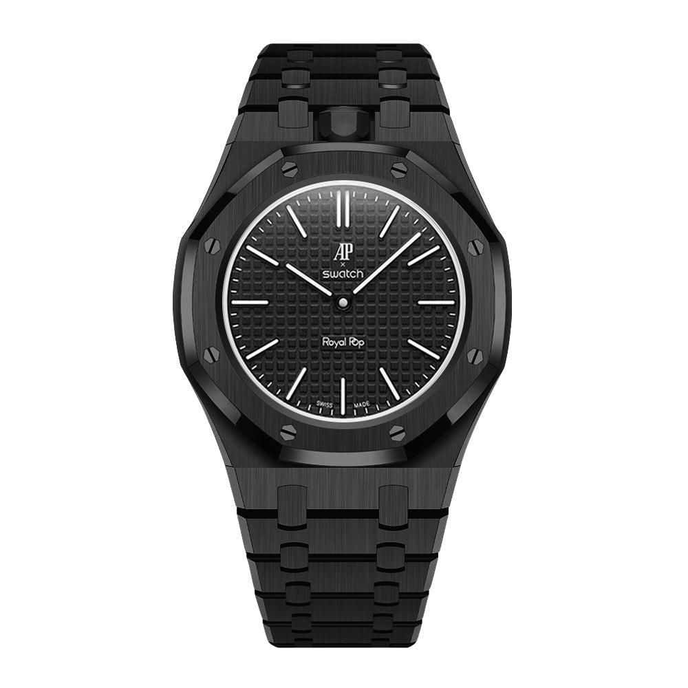 Royal Oak Pop Exclusive Steel Case & Strap Full‑wrap Embedded Watch Band