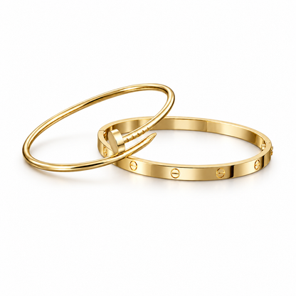 [GALE] LOVE & JUSTE Classic Bracelet Stack Set