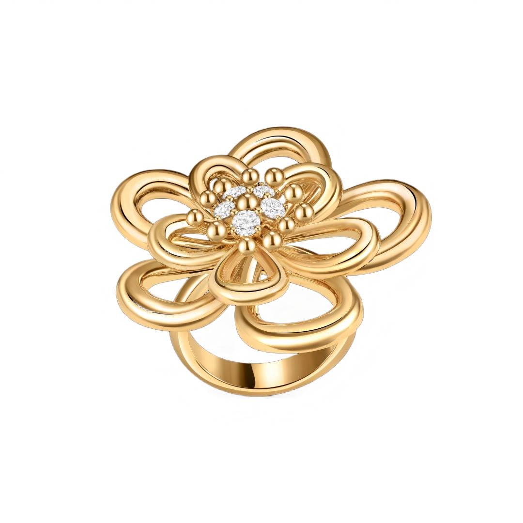 [GALE JURI] FLOWERLACE RING 5 DIAMONDS
