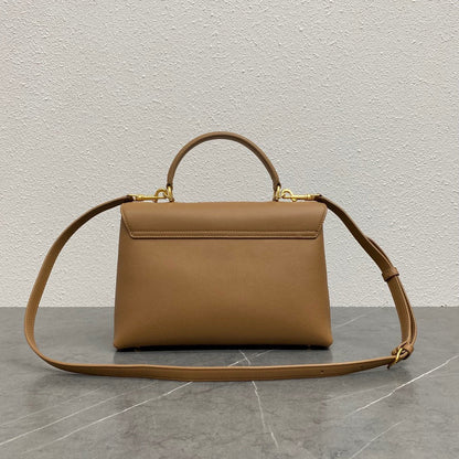 celin medium nino 25cm brown calfskin gold hardware
