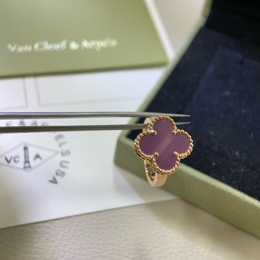 [NOVO]CLOVER PURPLE VIOLET RING