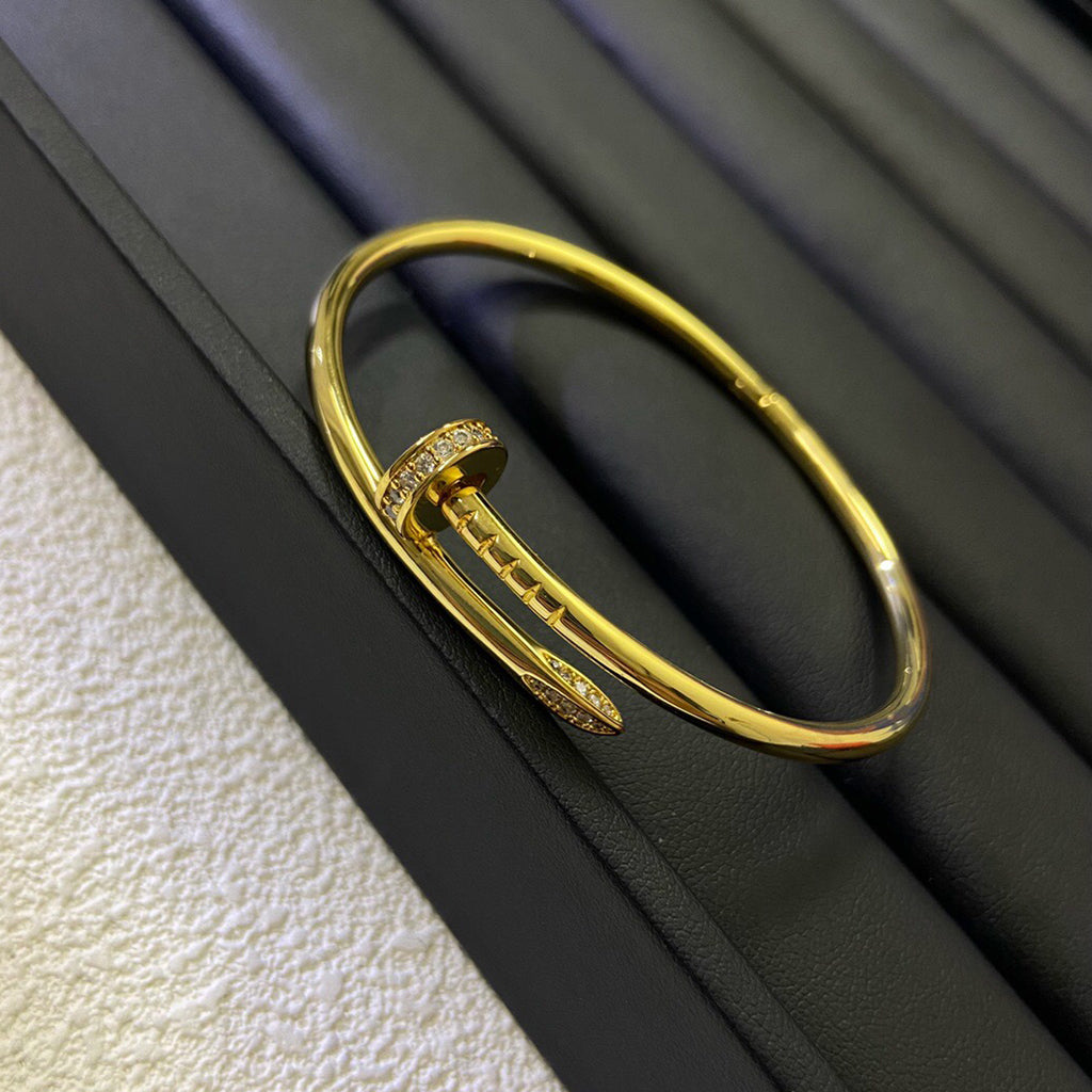 [GALE] LOVE Classic & JUSTE Diamond Bracelet Stack Set