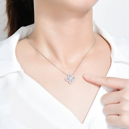 [GALE]LOOP NECKLACE FULL MOTIF DIAMOND 16MM MULTIPLE COLORS