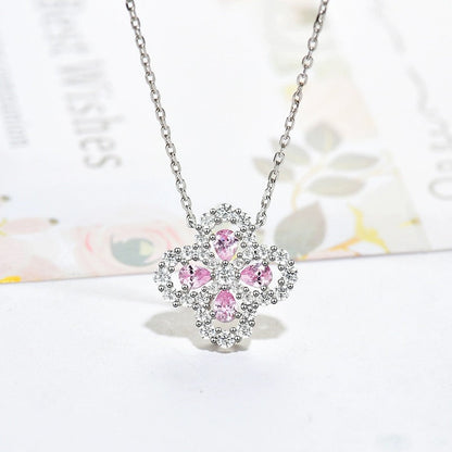 [GALE]LOOP NECKLACE FULL MOTIF DIAMOND 16MM MULTIPLE COLORS