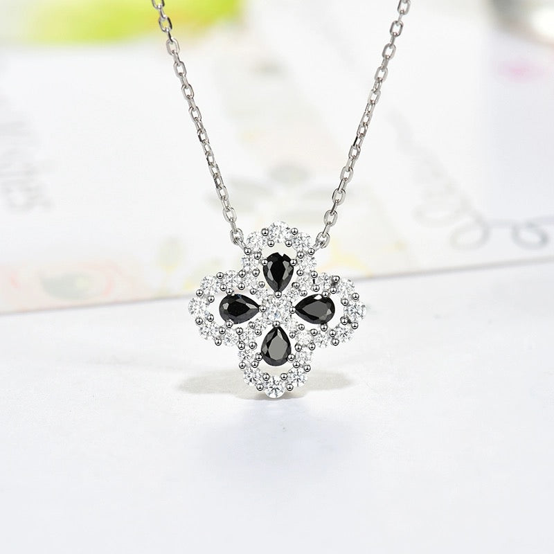 [GALE]LOOP NECKLACE FULL MOTIF DIAMOND 16MM MULTIPLE COLORS