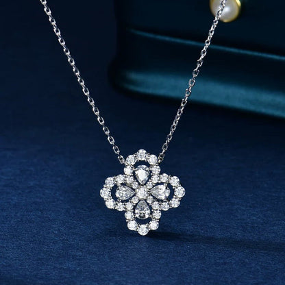 [GALE]LOOP NECKLACE FULL MOTIF DIAMOND 16MM MULTIPLE COLORS