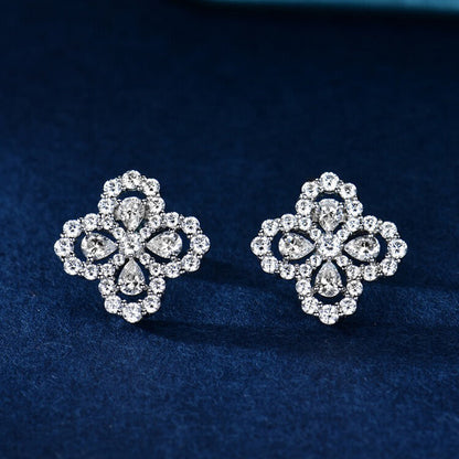 [GALE]LOOP EARRINGS FULL MOTIF DIAMOND 16MM