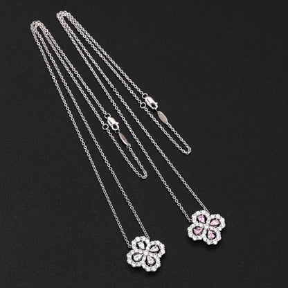 [GALE]LOOP NECKLACE FULL MOTIF DIAMOND 16MM MULTIPLE COLORS