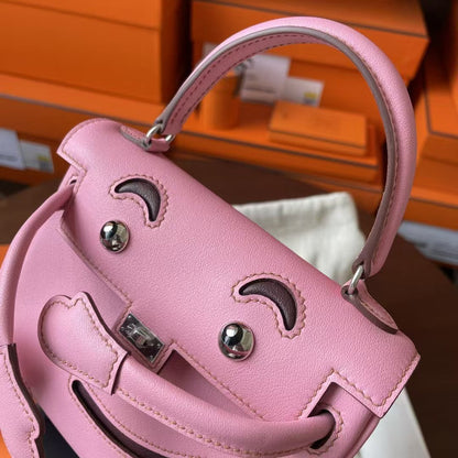 HM Kelly Doll 16cm Pink Gulliver Leather