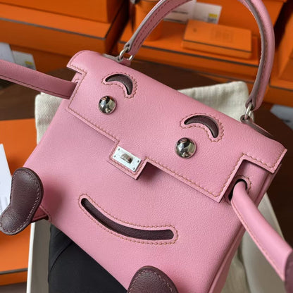HM Kelly Doll 16cm Pink Gulliver Leather