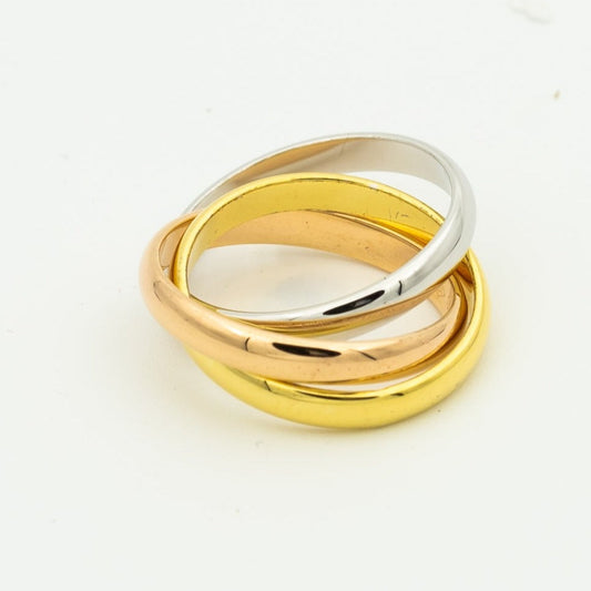 [NOVO]TRINITY RING GOLD ROSA GOLD SILBER 