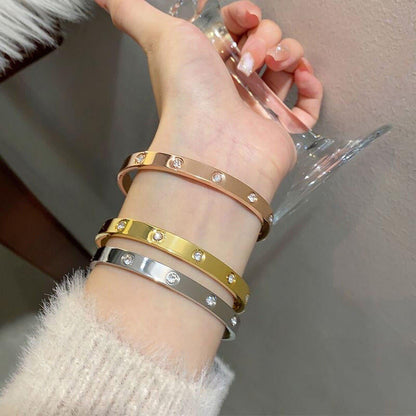 [GALE]2026 RAINBOW LOVE BRACELET 6.1MM  10 DIAMONDS