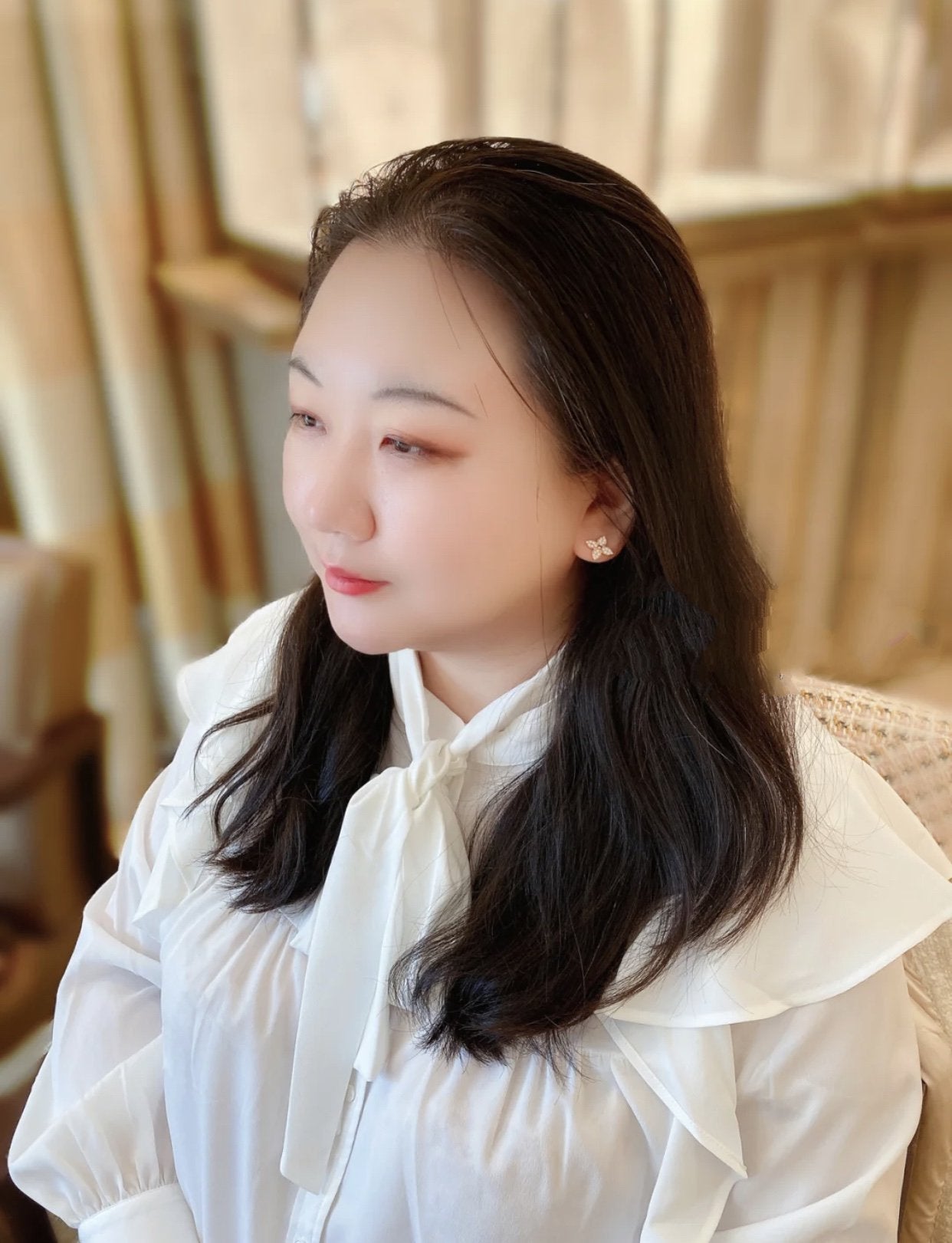 [NOVO]スターブロッサム スタッドピアス ピンクゴールド ダイヤモンド