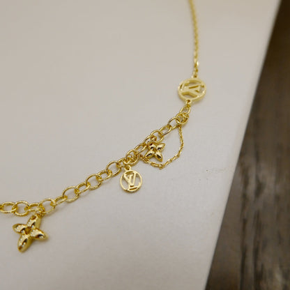 [GALE]BLOOMING SUPPLE NECKLACE BRASS