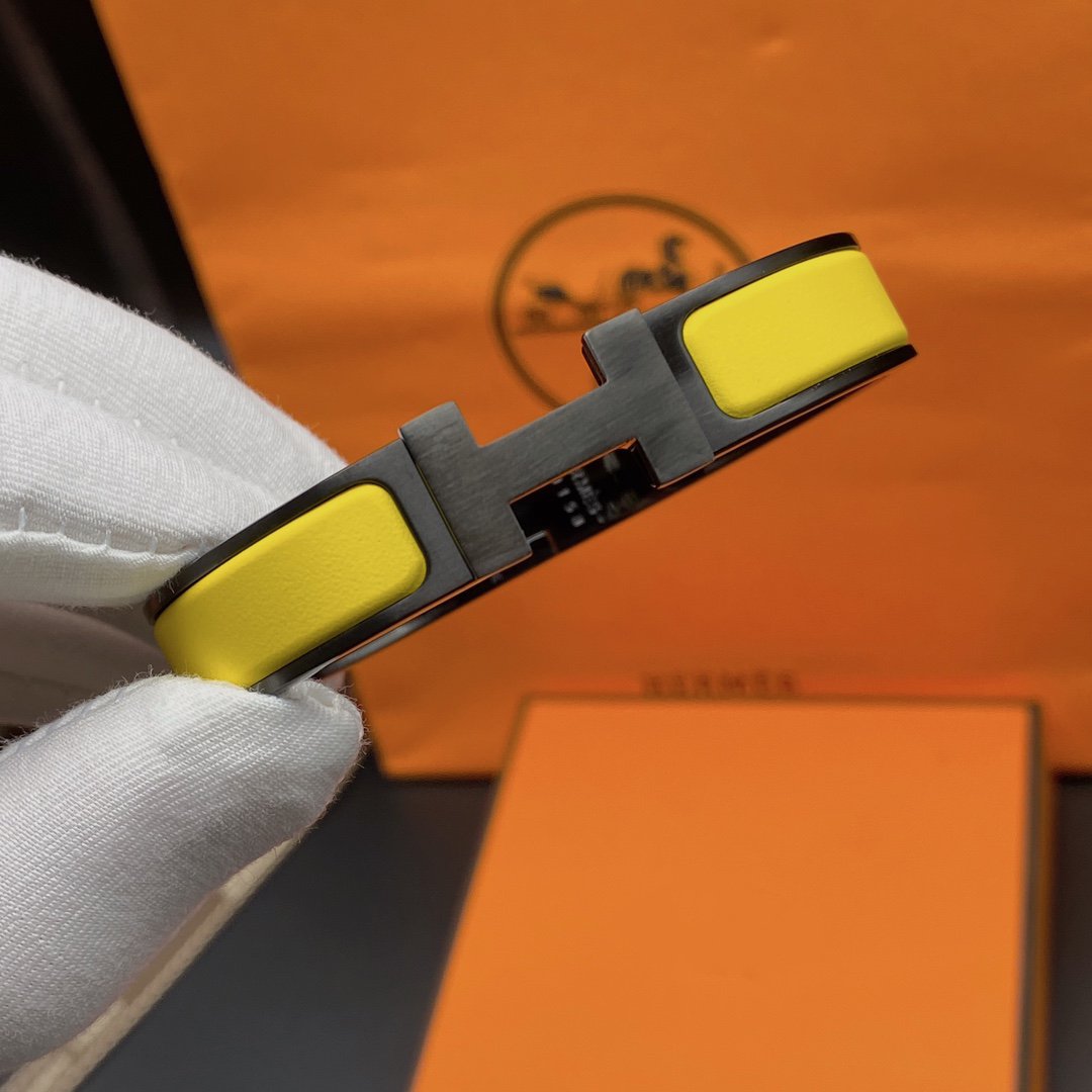 [GALE]CLIC HM SO BLACK YELLOW BRACELET