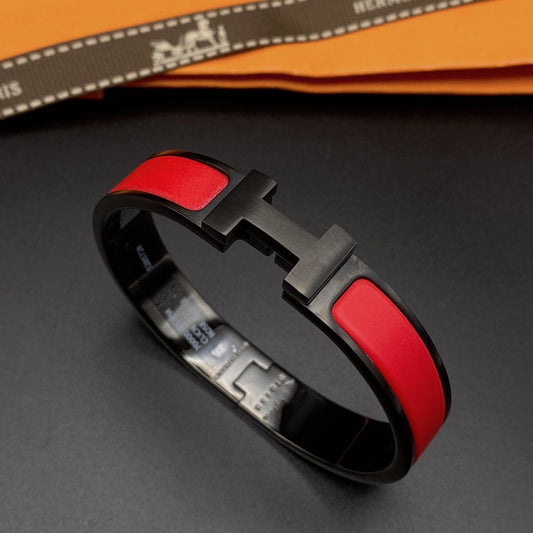 [NOVO]CLIC HM SO SCHWARZ-ROTES ARMBAND