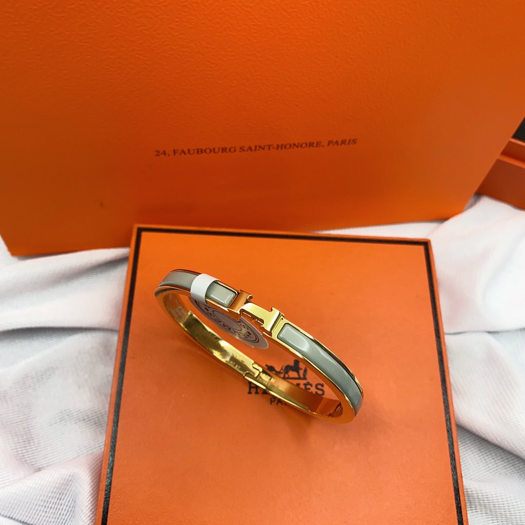 [GALE]CLASSIC HM CLIC GREEN 8MM ENAMEL BRACELET