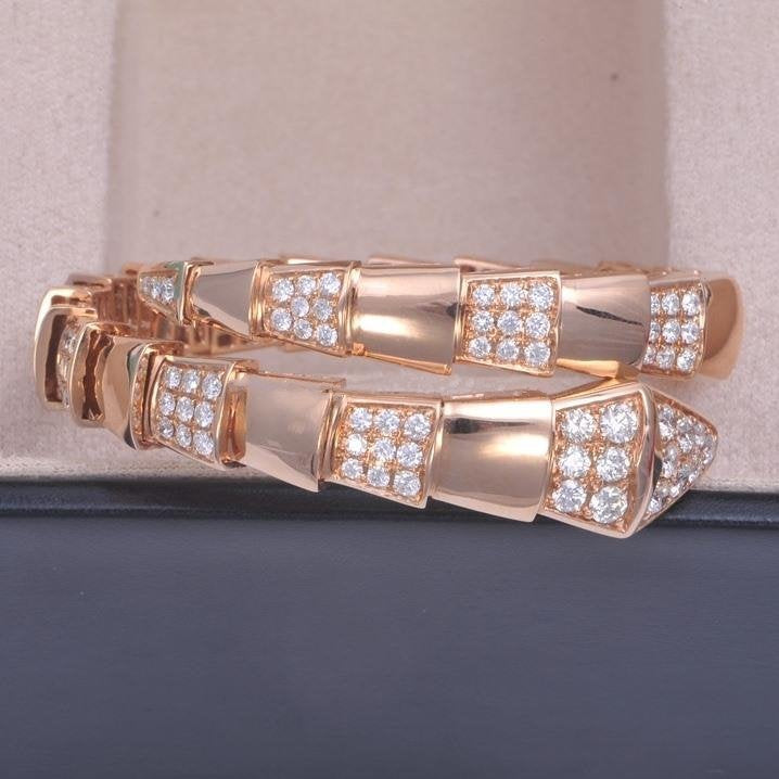 [GALE]SERPENTI BRACELET PINK GOLD DIAMOND