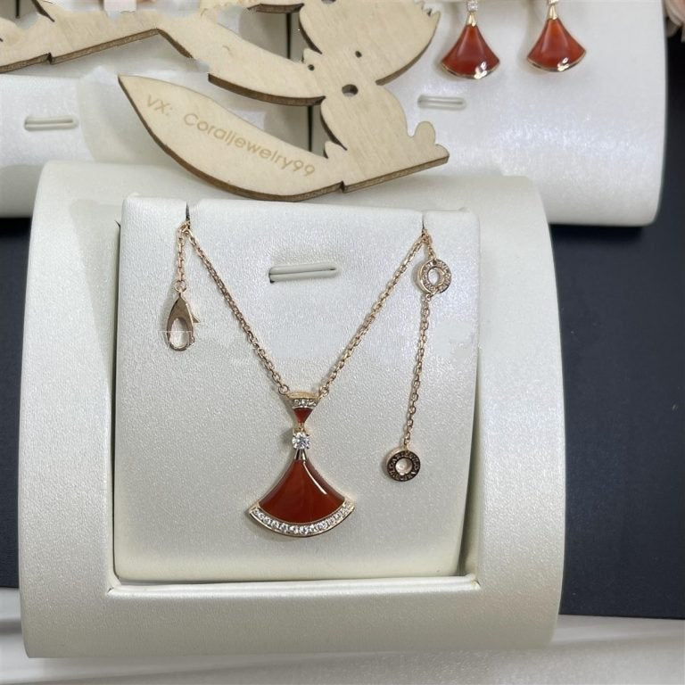 [GALE]DREAM NECKLACE CARNELIAN DIAMOND