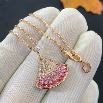 [GALE]DREAM NECKLACE PINK GOLD PINK DIAMOND