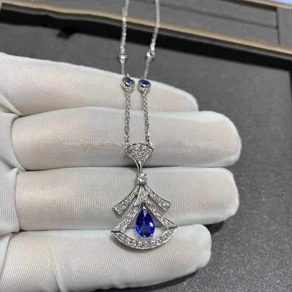 [GALE]DREAM NECKLACE AGATE DIAMOND SILVER