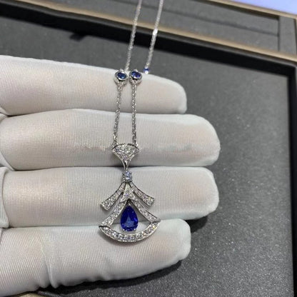 [GALE]DREAM NECKLACE AGATE DIAMOND SILVER