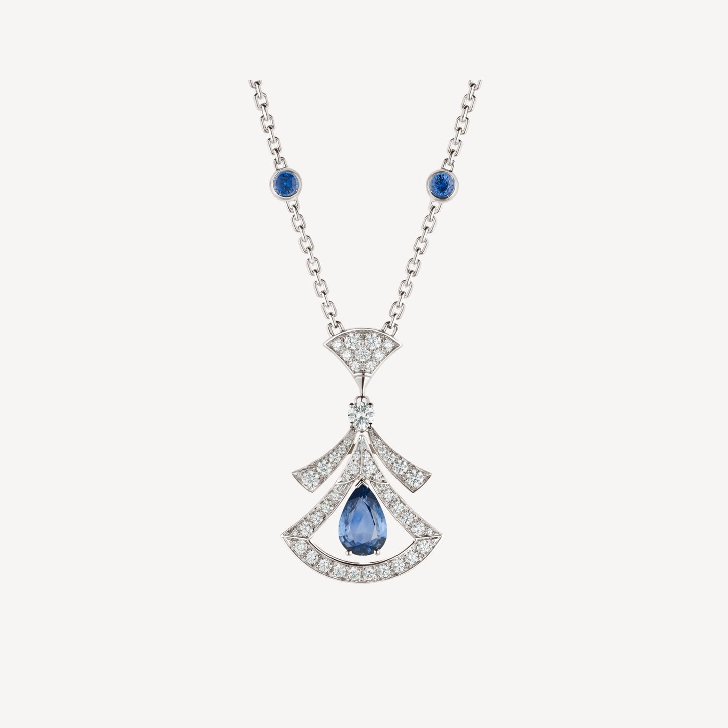 [GALE]DREAM NECKLACE AGATE DIAMOND SILVER