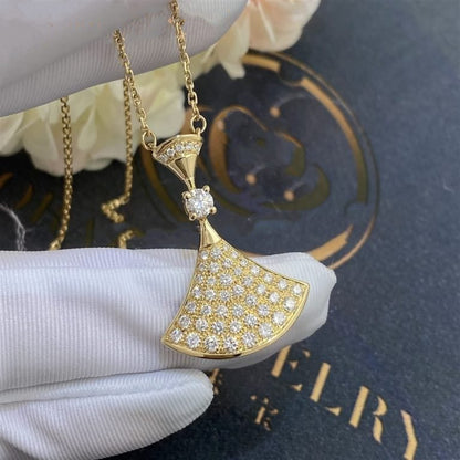 [GALE]DREAM NECKLACE GOLD FULL DIAMOND