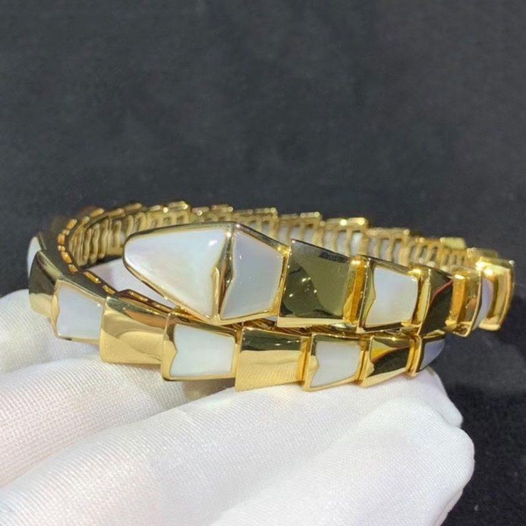 [GALE]SERPENTI BRACELET MOP GOLD