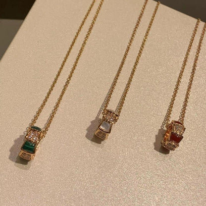 [GALE]SERPENTI PEDANT DIAMOND NECKLACE