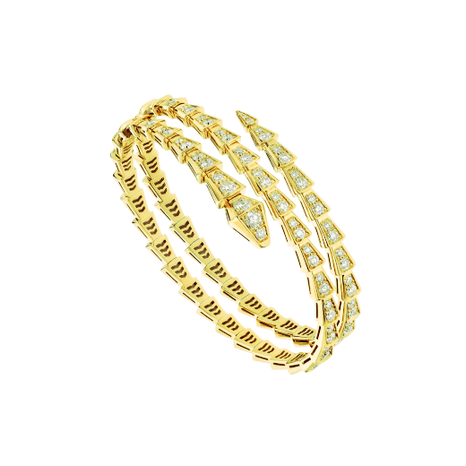 [GALE]SERPENTI BRACELET GOLD DIAMOND DOUBLE ROW
