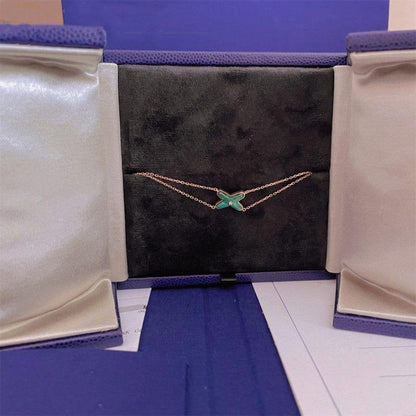 [GALE]JEUX BRACELET MALACHITE PINK GOLD 1 DIAMOND