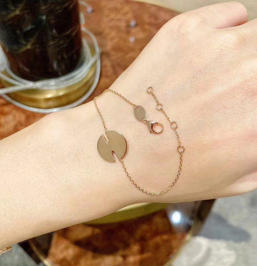 [GALE]JEUX DE BRACELET MOP PINK GOLD DIAMONDS