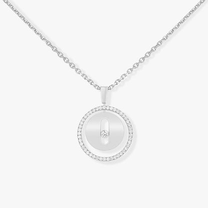 [GALE]LUCKY MOVE PM NECKLACE SILVER DIAMOND