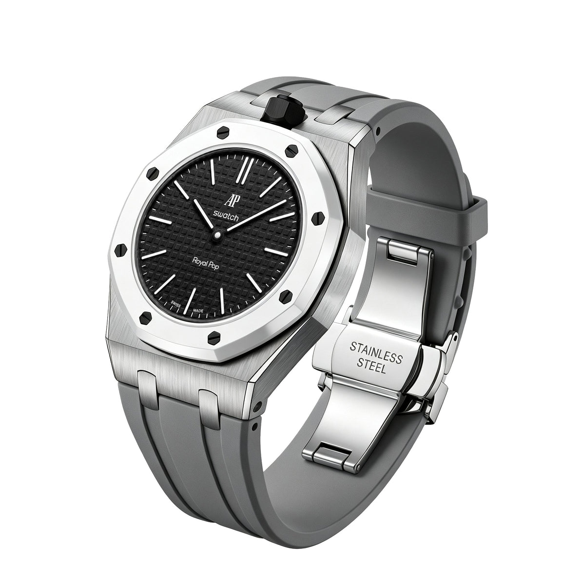Royal Oak Pop Exclusive Steel Case & Silicone Strap With Cradle