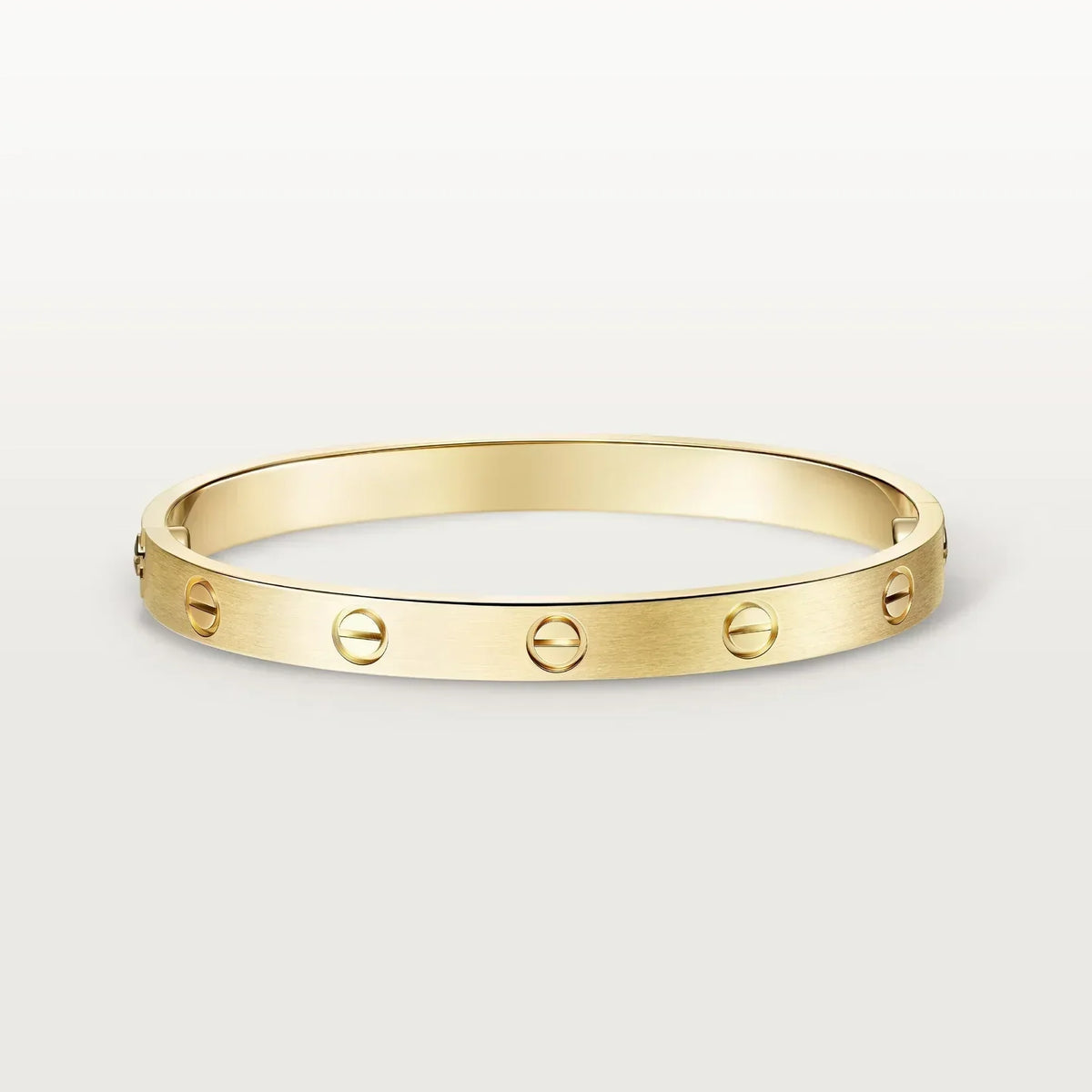 [GALE] CLASH & Clover Laser 5-Motif & LOVE Brushed Bracelet Stack Set