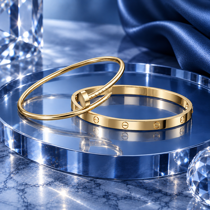 [GALE] LOVE & JUSTE Classic Bracelet Stack Set