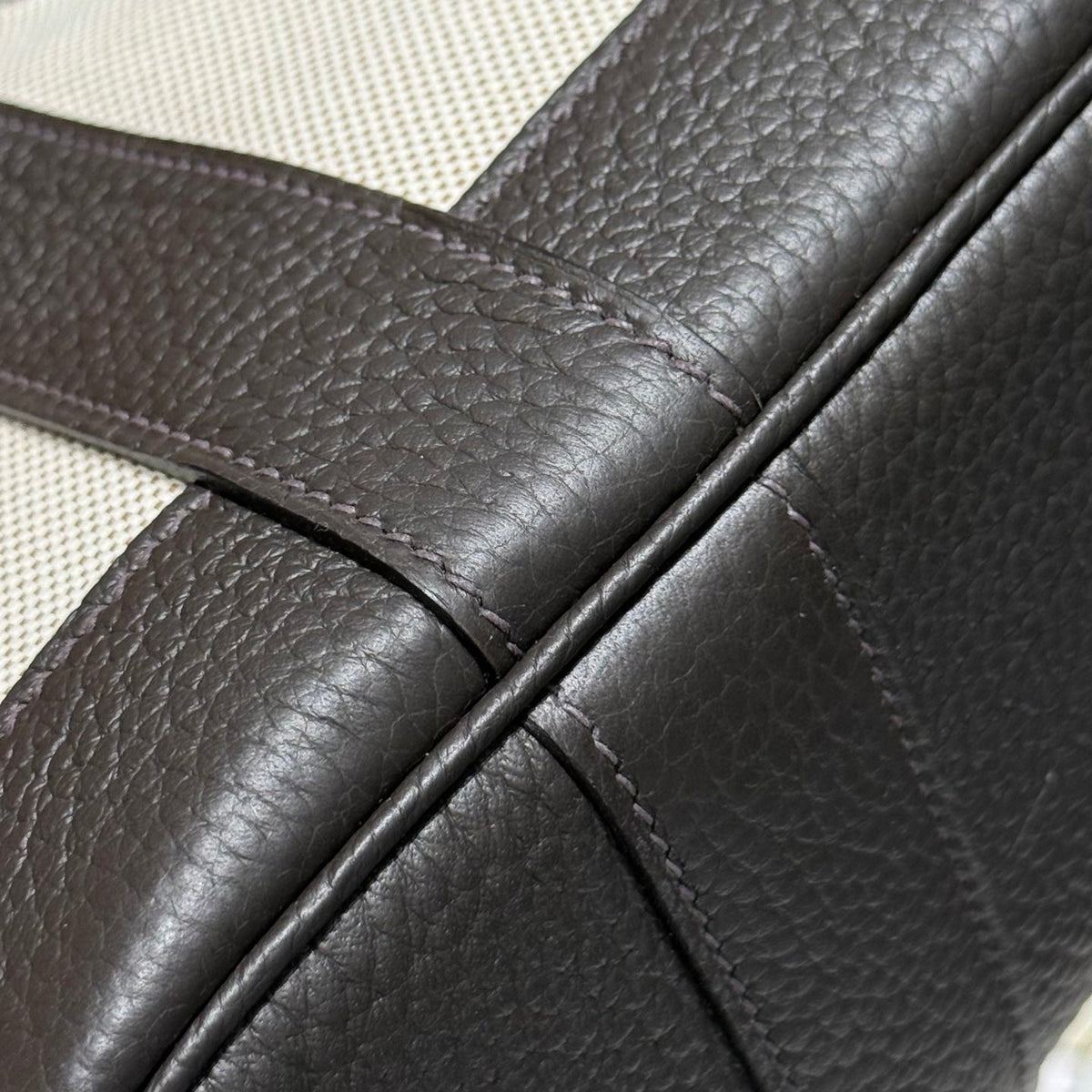 HM Neo Garden 23 bag Black Canvas and Negonda Calfskin 243328