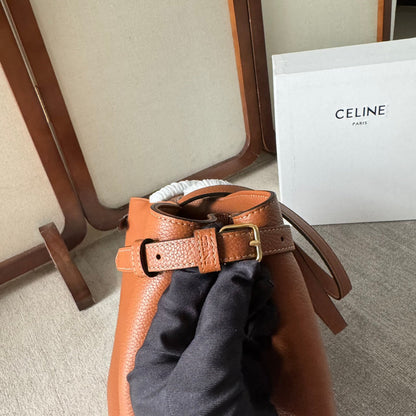 MEDIUM CABAS ANAÏS CUIR TRIOMPHE 54 IN BRONZE BROWN GRAINED CALFSKIN