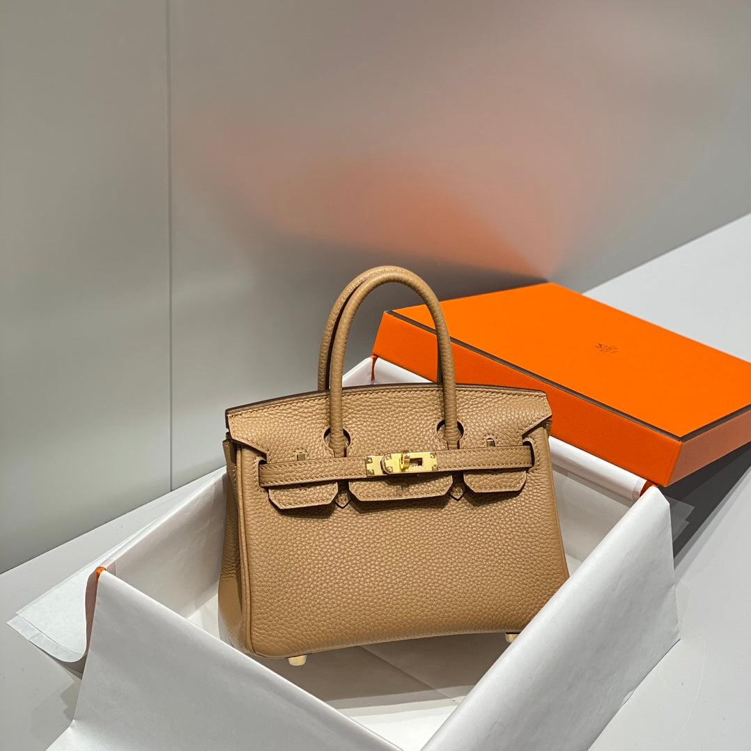 HM Birkin 20cm Chai Togo Leather Gold Hardware