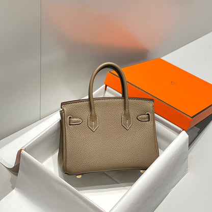 HM Birkin 20cm Etoupe Togo Leather Gold Hardware